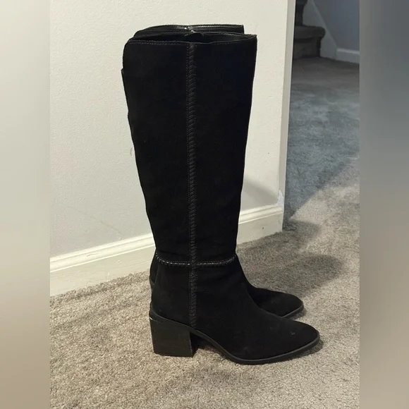 Vince Camuto Black Over the Knee Boots - Picture 3 of 6